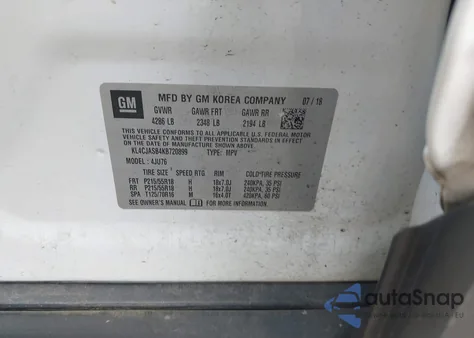 2019 Buick Encore Fwd Preferred from USA, damaged, VIN KL4CJASB4KB720899